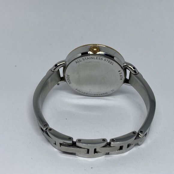 Fossil BQ3136 Womens Silver Stainless Steel Analog Dial Quartz Wrist Watch WO591 - Picture 10 of 12